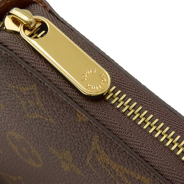 ルイヴィトン LOUIS VUITTON ジッピー ウォレット M42616 モノグラム モノグラムキャンバス 長財布 ゴールド金具 茶 ラウンドファスナー