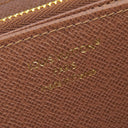 ルイヴィトン LOUIS VUITTON ジッピー ウォレット M42616 モノグラム モノグラムキャンバス 長財布 ゴールド金具 茶 ラウンドファスナー