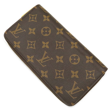 ルイヴィトン LOUIS VUITTON ジッピー ウォレット M42616 モノグラム モノグラムキャンバス 長財布 ゴールド金具 茶 ラウンドファスナー