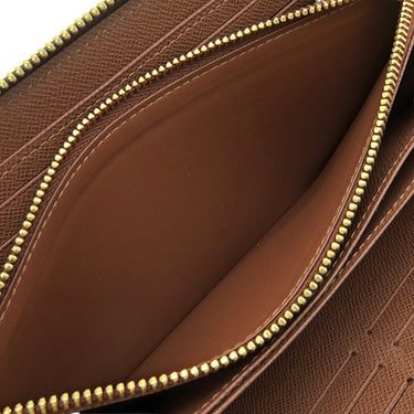 ルイヴィトン LOUIS VUITTON ジッピー ウォレット M42616 モノグラム モノグラムキャンバス 長財布 ゴールド金具 茶 ラウンドファスナー
