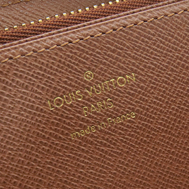 ルイヴィトン LOUIS VUITTON ジッピー ウォレット M42616 モノグラム モノグラムキャンバス 長財布 ゴールド金具 茶 ラウンドファスナー