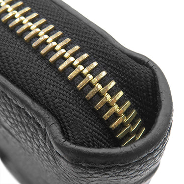 ルイヴィトン LOUIS VUITTON ジッピー ウォレット M61864 ノワール モノグラムアンプラント 長財布 ゴールド金具 黒 ラウンドファスナー