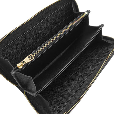 ルイヴィトン LOUIS VUITTON ジッピー ウォレット M61864 ノワール モノグラムアンプラント 長財布 ゴールド金具 黒 ラウンドファスナー