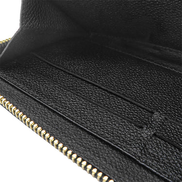 ルイヴィトン LOUIS VUITTON ジッピー ウォレット M61864 ノワール モノグラムアンプラント 長財布 ゴールド金具 黒 ラウンドファスナー