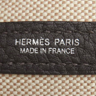 エルメス HERMES ガーデンパーティーPM エレクトリック キャラメル×エクリュ×ベージュ×エベンヌ トワルアッシュ ネゴンダ トートバッグ 2024年製