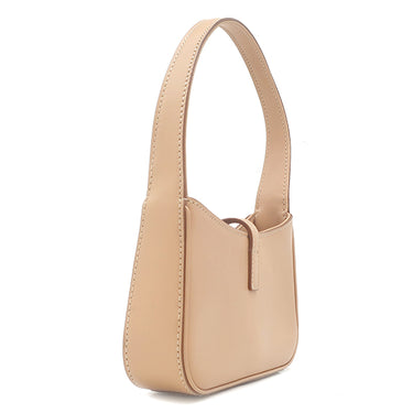 サンローラン SAINT LAURENT ル サンカセット ベージュ カーフ ハンドバッグ ゴールド金具 LE 5 A 7 MINI ワンハンドル カサンドラ