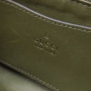 グッチ GUCCI GGミラノ トップハンドル バッグ 806017 カーキ レザー 2WAYバッグ シャンパンゴールド金具 緑 チェーンバッグ ショルダー ハンドバッグ