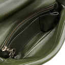 グッチ GUCCI GGミラノ トップハンドル バッグ 806017 カーキ レザー 2WAYバッグ シャンパンゴールド金具 緑 チェーンバッグ ショルダー ハンドバッグ
