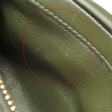 グッチ GUCCI GGミラノ トップハンドル バッグ 806017 カーキ レザー 2WAYバッグ シャンパンゴールド金具 緑 チェーンバッグ ショルダー ハンドバッグ