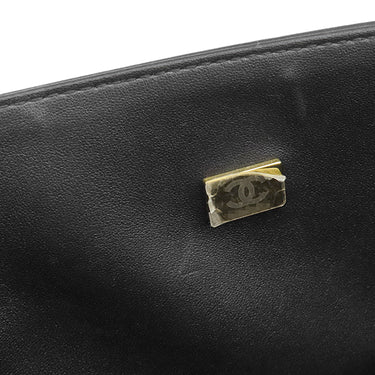 シャネル CHANEL ボーイシャネル 25 A67086 ブラック ラムスキン ショルダーバッグ ゴールド金具 黒 チェーンバッグ