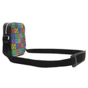 グッチ GUCCI メッセンジャーバッグ 598103 マルチカラー×ブラック GGスプリームキャンバス レザー ショルダーバッグ シルバー金具