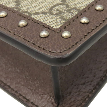 グッチ GUCCI ディオニュソス スーパーミニバッグ 476432 ベージュ×ブラウン GGスプリームキャンバス レザー ショルダーバッグ ガンメタル金具 タイガーヘッド