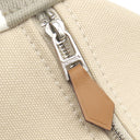 エルメス HERMES ブリッド ア ブラック PM H104222M ナチュラル コットンキャンバス ポーチ シルバー金具 バニティ Hロゴ