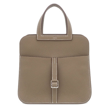 エルメス HERMES アルザン 25 エトゥープ トリヨンクレマンス 2WAYバッグ シルバー金具 ハンドバッグ ショルダー