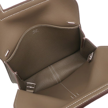 エルメス HERMES アルザン 25 エトゥープ トリヨンクレマンス 2WAYバッグ シルバー金具 ハンドバッグ ショルダー