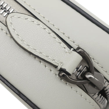 ヴァレンティノ VALENTINO ガラヴァーニ ロゴ クロスボディバッグ グレー レザー ショルダーバッグ ブラック金具 ショルダー 斜め掛け