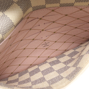 ルイヴィトン LOUIS VUITTON ポシェット ウィークエンド サマートランク N60108 ローズバレリーヌ レザー ダミエアズールキャンバス チェーンウォレット ゴールド金具