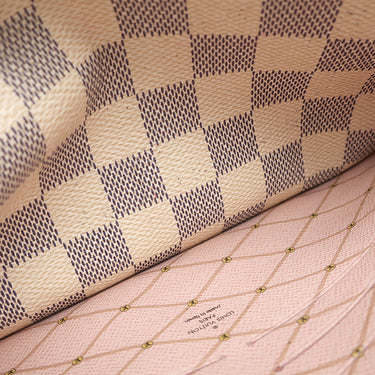 ルイヴィトン LOUIS VUITTON ポシェット ウィークエンド サマートランク N60108 ローズバレリーヌ レザー ダミエアズールキャンバス チェーンウォレット ゴールド金具