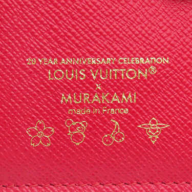 ルイヴィトン LOUIS VUITTON LV × TM ポルトフォイユ リサ M13420 チェリー モノグラムキャンバス 二つ折り財布 ゴールド金具 村上隆コラボ チェリー