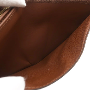 ルイヴィトン LOUIS VUITTON ポルトフォイユ トレゾール M61736 モノグラム モノグラムキャンバス 二つ折り財布 ゴールド金具 茶 L字ファスナー