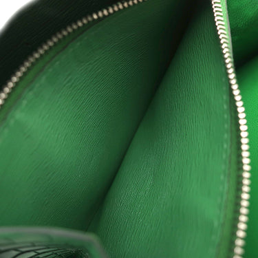 エルメス HERMES コンスタンス コンパクト カクタス アリゲーターマット 二つ折り財布 シルバー金具 緑 コンパクトウォレット クロコ