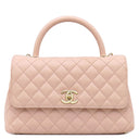 シャネル CHANEL ココハンドル 29 A92991 ピンク キャビアスキン 2WAYバッグ ゴールド金具 トップハンドル