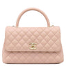 シャネル CHANEL ココハンドル 29 A92991 ピンク キャビアスキン 2WAYバッグ ゴールド金具 トップハンドル