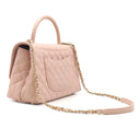 シャネル CHANEL ココハンドル 29 A92991 ピンク キャビアスキン 2WAYバッグ ゴールド金具 トップハンドル