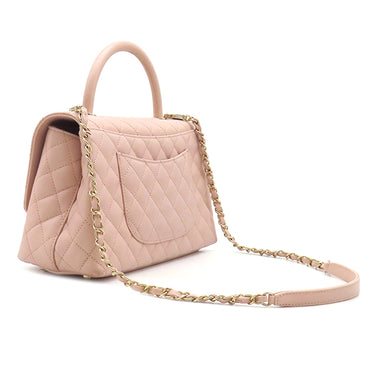 シャネル CHANEL ココハンドル 29 A92991 ピンク キャビアスキン 2WAYバッグ ゴールド金具 トップハンドル