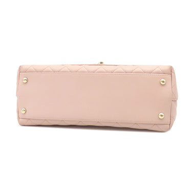 シャネル CHANEL ココハンドル 29 A92991 ピンク キャビアスキン 2WAYバッグ ゴールド金具 トップハンドル