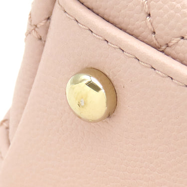 シャネル CHANEL ココハンドル 29 A92991 ピンク キャビアスキン 2WAYバッグ ゴールド金具 トップハンドル