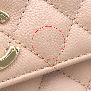 シャネル CHANEL ココハンドル 29 A92991 ピンク キャビアスキン 2WAYバッグ ゴールド金具 トップハンドル