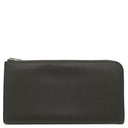 エルメス HERMES リミックス ボヤージュ カーキ ヴォーエプソン 長財布 シルバー金具 深緑 L字ファスナー トラベルケース