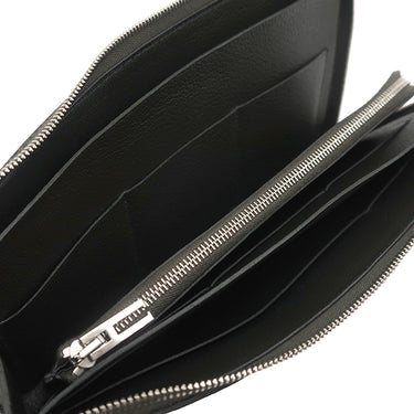 エルメス HERMES リミックス ボヤージュ カーキ ヴォーエプソン 長財布 シルバー金具 深緑 L字ファスナー トラベルケース
