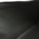 エルメス HERMES リミックス ボヤージュ カーキ ヴォーエプソン 長財布 シルバー金具 深緑 L字ファスナー トラベルケース