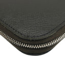エルメス HERMES リミックス ボヤージュ カーキ ヴォーエプソン 長財布 シルバー金具 深緑 L字ファスナー トラベルケース