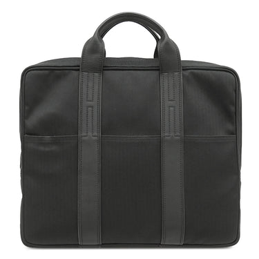 エルメス HERMES アカプルコ オディナトゥール ブラック トワルシェブロン レザー ビジネスバッグ シルバー金具 2WAY キャリーオンバッグ 付属品欠品