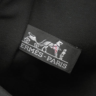 エルメス HERMES アカプルコ オディナトゥール ブラック トワルシェブロン レザー ビジネスバッグ シルバー金具 2WAY キャリーオンバッグ 付属品欠品