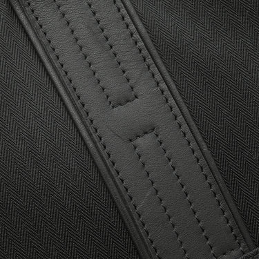 エルメス HERMES アカプルコ オディナトゥール ブラック トワルシェブロン レザー ビジネスバッグ シルバー金具 2WAY キャリーオンバッグ 付属品欠品