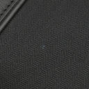 エルメス HERMES アカプルコ オディナトゥール ブラック トワルシェブロン レザー ビジネスバッグ シルバー金具 2WAY キャリーオンバッグ 付属品欠品