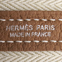 エルメス HERMES ガーデンパーティーTPM 30 ゴールド ネゴンダ トートバッグ シルバー金具 茶 オールレザー 2024年製