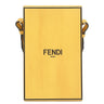 フェンディ FENDI ボックス ショルダー 7VA519 イエロー レザー ショルダーバッグ ゴールド金具 黄色 BOX型 縦型