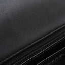 シャネル CHANEL ミニ マトラッセ 20 A69900 ブラック ラムスキン ショルダーバッグ シルバー金具 黒