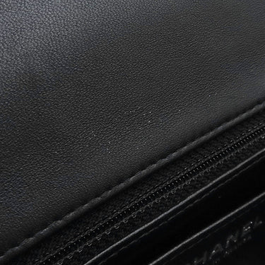 シャネル CHANEL ミニ マトラッセ 20 A69900 ブラック ラムスキン ショルダーバッグ シルバー金具 黒