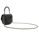 シャネル CHANEL ココマーク ハーフムーン ブラック ラムスキン 2WAYバッグ ゴールド金具 トップハンドル ショルダー