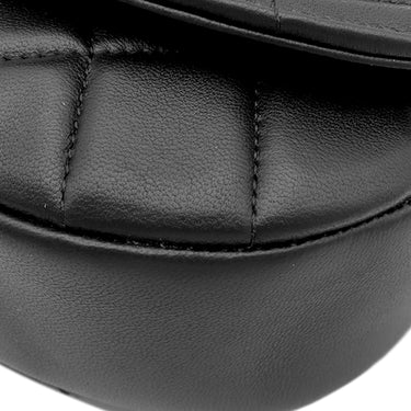シャネル CHANEL ココマーク ハーフムーン ブラック ラムスキン 2WAYバッグ ゴールド金具 トップハンドル ショルダー