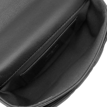 シャネル CHANEL ココマーク ハーフムーン ブラック ラムスキン 2WAYバッグ ゴールド金具 トップハンドル ショルダー