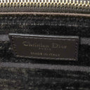 クリスチャン・ディオール Christian Dior レディディオール ミディアム ブラウン×マルチカラー ベルベット 2WAYバッグ ゴールド金具 ディライト レオパード