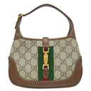 グッチ GUCCI ジャッキー 1961 637092 ベージュ×ブラウン GGスプリームキャンバス レザー 2WAYバッグ ゴールド金具 茶 ミニ ハンドバッグ ショルダー