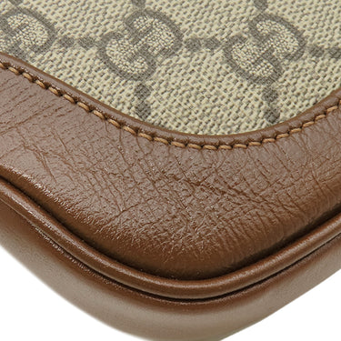 グッチ GUCCI ジャッキー 1961 637092 ベージュ×ブラウン GGスプリームキャンバス レザー 2WAYバッグ ゴールド金具 茶 ミニ ハンドバッグ ショルダー